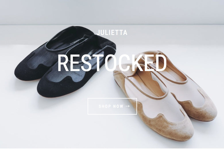 フラットシューズ「JULIETTA」再入荷いたしました