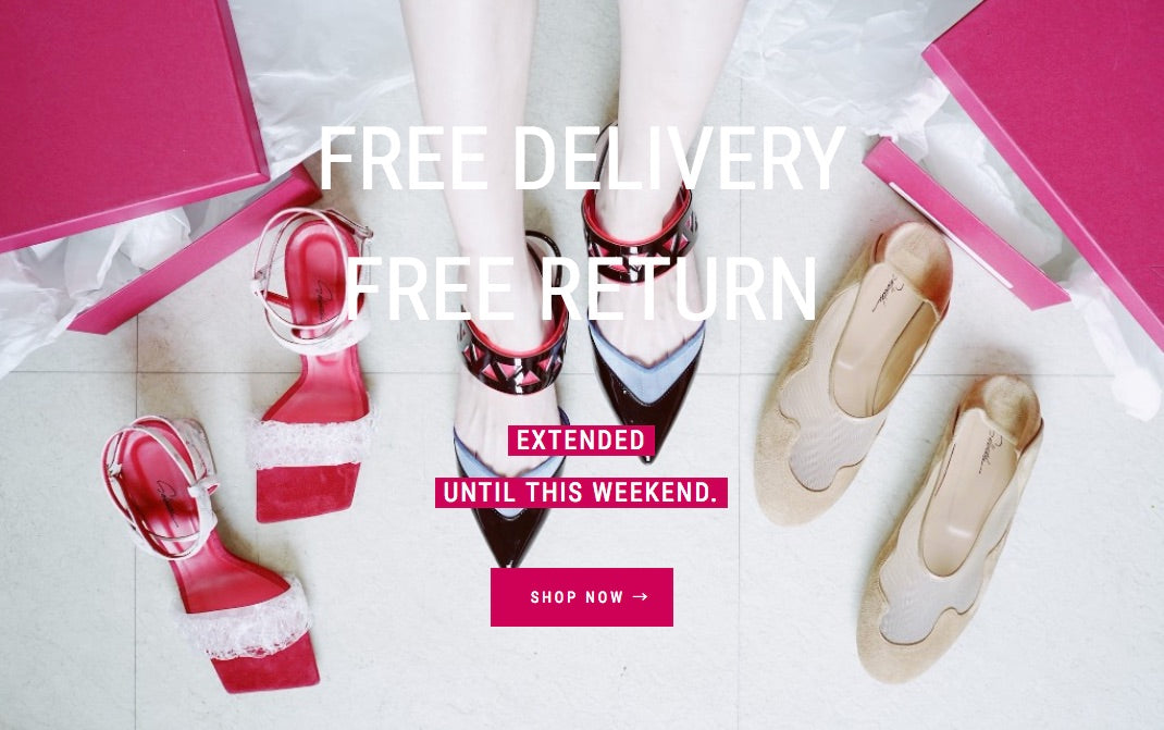 【今週末まで延長いたします】FREE DELIVERY & FREE RETURN キャンペーン