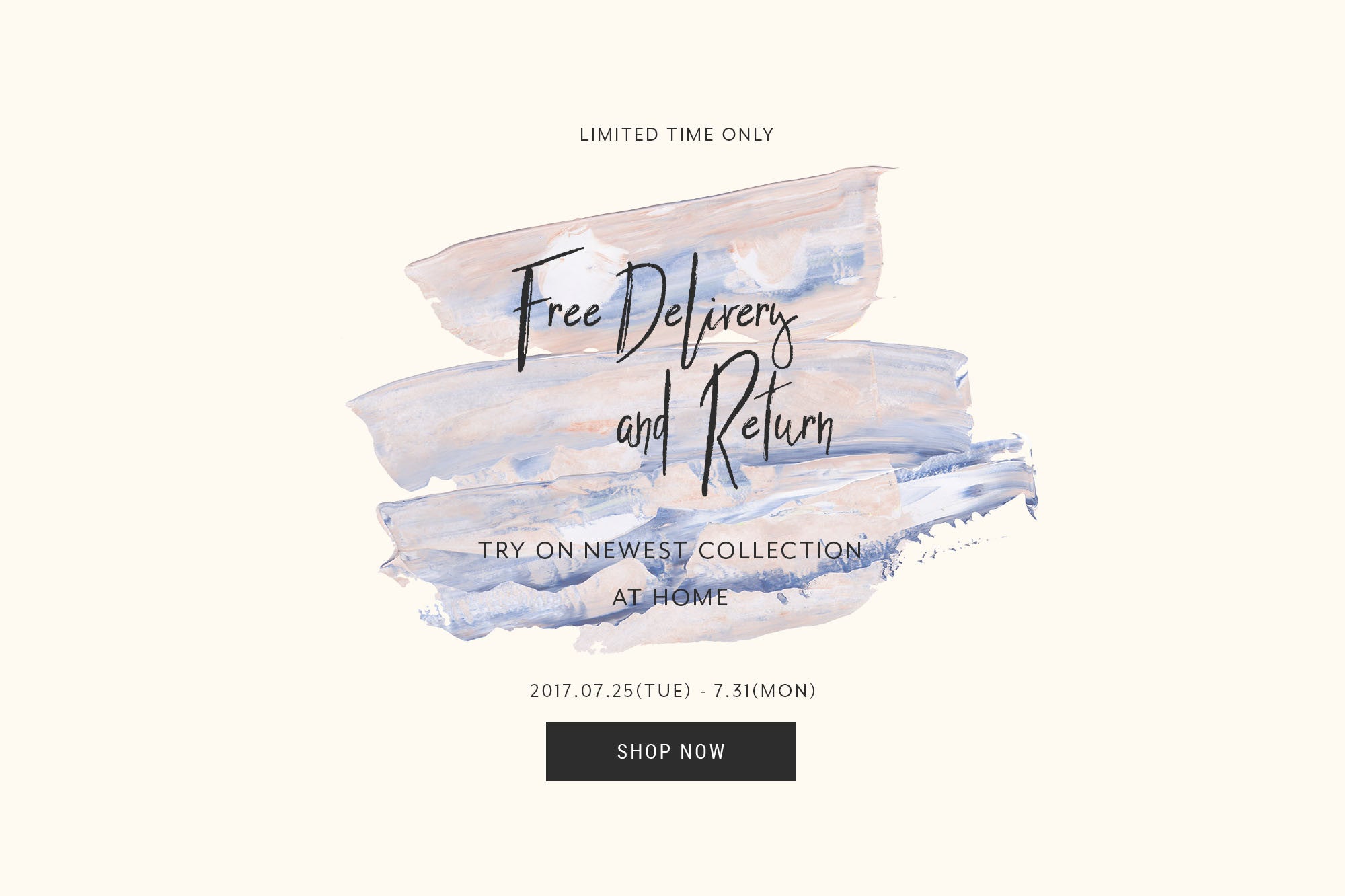 【1 WEEK ONLY】FREE DELIVERY & FREE RETURN